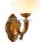 The Spanish style brass wall lights