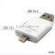 New products 2016 iflash drive mobile phone custom otg usb flash drive for iphone 5 6 6s plus IOS 9