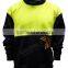 lastest dedign with cheap high quality for men's flourescent O-neck fleece sloopy joe