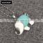 Jewelry Wholesale Thailand Blue Gemstone Elephant Necklace