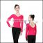 A2417 Adult long sleeve ballet tops Wholesale belly dance top sexy dancing tops