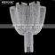 Silver Aluminum Chandelier Modern Crystal for Restaurants MD2608