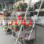 Farm Machine cart Greenhouse nursery seedling car finished miao turnover wooden mobile flower carts for sale,logistic cart