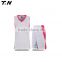 hot sale basketball jersey uniform design color blue