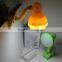 LED retractable flexible snake lamp light led reading folder desk clip book reading lamp light