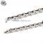 Dongguan Wholesale stainless steel silver 10mm Bicycle chain Personality Bracelet for men