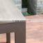 outdoor furniture dining set in plastic material includes four chairs and tables