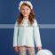DK0044 dave bella 2015 autumn girls boutique sweater children's clothes girls jacquard sweater children's fashionable sweater