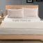luxury solid color 100% silk bed fitted sheet, can customized