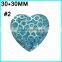Sew On Flat Back Resin Rhinestones ,30mm Jewelry Finding Beads