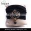 2015 latest new model Silver oxide hair accessory cloth hair accessories