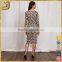 wholesale promotional print 3/4 sleeve pencil women midi casual dress                        
                                                Quality Choice
                                                    Most Popular