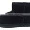 Simple TPR Outsole Warm Ankle Snow Boot For Lady