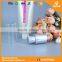 cosmetic plastic tube for BB cream packaging with pump head cap