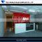 I shape reception design, fireproof reception table design