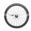 Wholesale factory prices carbon track bike wheeelset 50mm clincher 25mm wide carbon wheels single speed 20H/24H