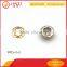Iron material shoe lace loops with plated silver or gold