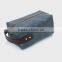 Custom high quality waxed canvas travel toiletry bag waterproof lining