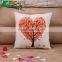 2015 Vitality of Love Maple Tree Pure and Fresh and Literary Cartoon Cotton and Linen Sofa Cushion for Leaning on Hold Pillow