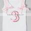 printed pink number apparel new girls vest knit garments for baby girls/kids