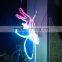 central park motif lighting 2d festival decoration artificial LED 2D sculpture fairy angel christmas