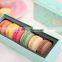 New luxury cardboard printed macaron box packaging, paper colorful macaron food packaging, macaron box wholesale