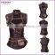 Hot Selling Black Steampunk Lace Up Back Jacket Corset