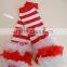 Wholesale boutique kaiya Baby christmas knitted Chevron Ruffle Leg Warmer