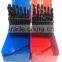 HSS drill sets with straight shank twist drill black oxide