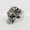 Fashion jewelry wholesale men's stainless steel skull ring