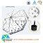 manual open metalframe transparent folding umbrella