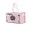 Custom logo cardboard folding box with handle