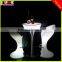 Modern bar furniture best sale LED bar cocktail table and chairs with 16 colors illuminated