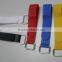 Adhesive hook and loop cable tie, colored logo printed adhesive hook and loop cable tie