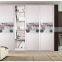 ZH new fashion bedroom wall wardrobe design