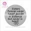 Thousands of 22mm origami stainless steel floating locket plate
