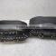 Harley/Others Saddlemen Small Black Pleather Studded Saddlebags