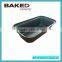 Best price kitchenware carbon steel 12 inch loaf baking tin with handle