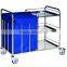 Stainless steel trolley for treatment F-16