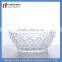 LongRun 2014 hot sales 238ml carved big glass bowl factory suply