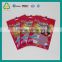 custom printed mylar middle sealed candy bags with waterproof