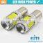 Popular high bright 7.5w 11W 1156 1157 COB light bulb ba15s led
