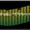 green EL equalizer car sticker with high quality and brightness