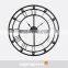 DEHENG European large iron outdoor wall clock