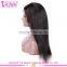 Top quality Brazilian Virgin 18 Inches Human Hair Wig Lace Front Large Stock Natural Black Middle Part Wigs