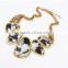 Multicolor Stones Choker Collar Vintage Pendant Statement Necklace Women Necklaces & Pendants Fashion Necklaces for Women 2014