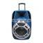 Colourful 10 inch PA portable trolley bluetooth speaker