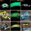 For samsung s4 s5 s6 s7 fashion fluorescent visible light headphone in ear earphone with mic
