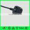 Electric Power Source and VDE BSI Certification Europe BS Electrical Plug ac Power Cord Cable With IEC C13 Connector
