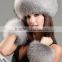 wholesale real fur head band and hand band for women